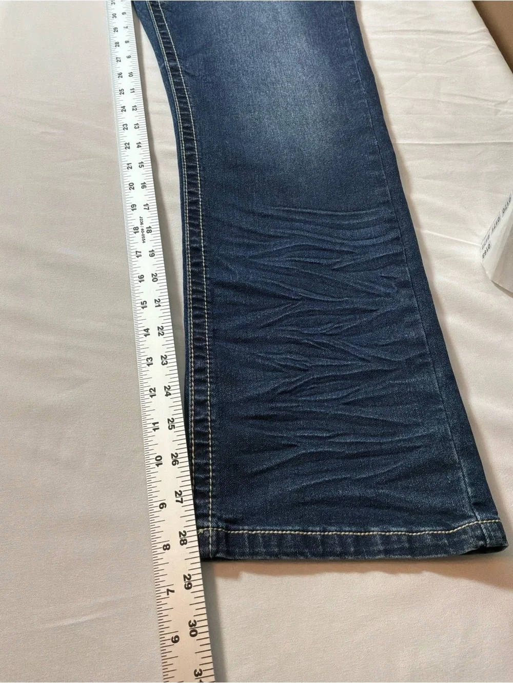 True Religion Men's Dark Blue Straight Leg Jeans